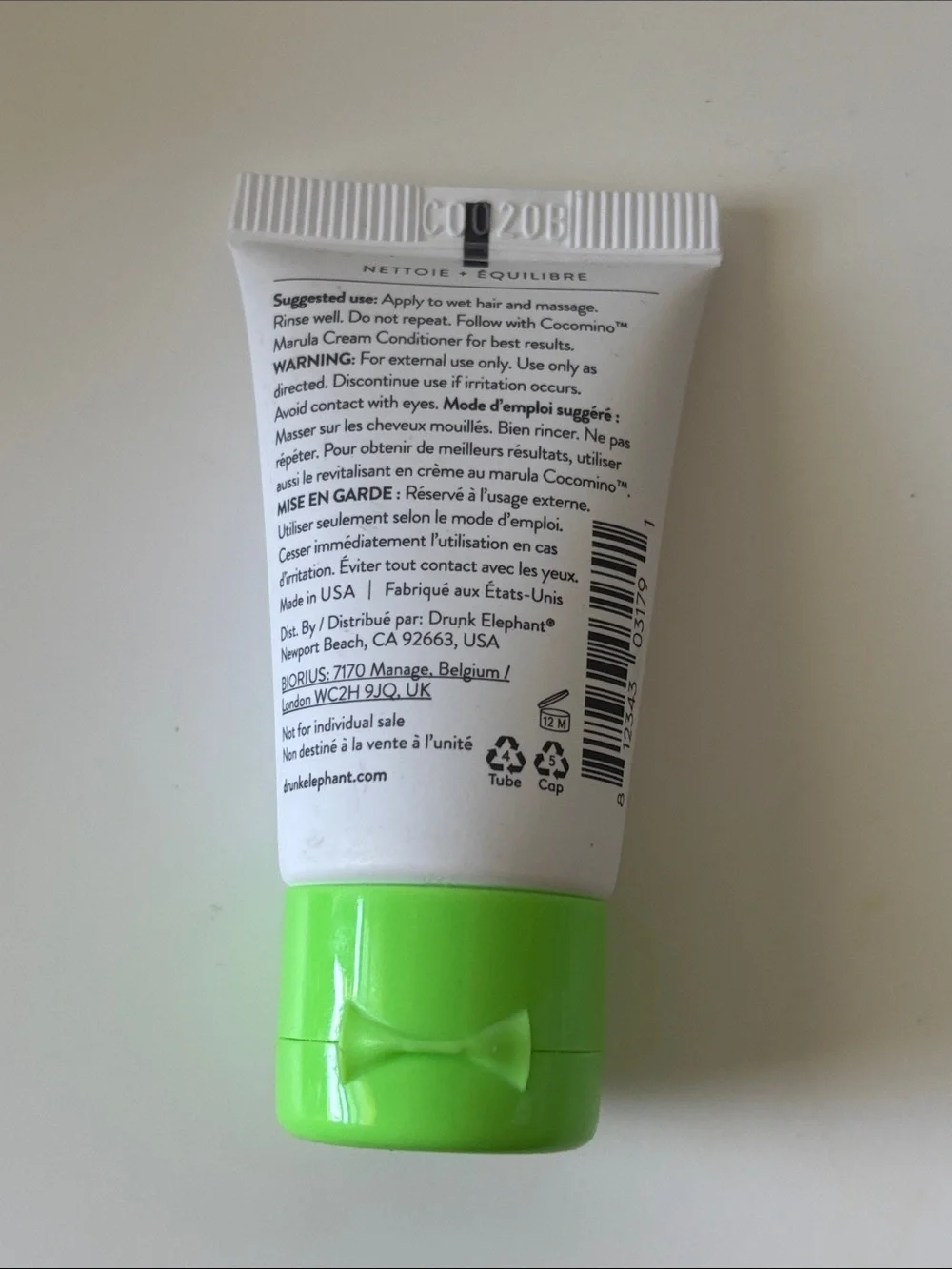 3/15$ ✨ Travel/ Mini size Drunk Elephant Coccomino Shampoo 15ml